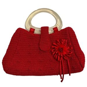 Vintage Red Handbag